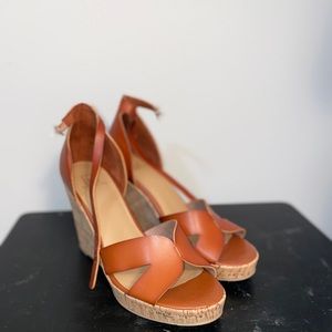 Tan wedges